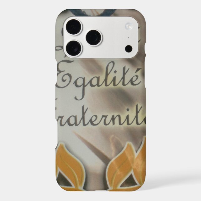 French Liberty Equality Fraternity | Revolutionary Case-Mate iPhone Case (Back)