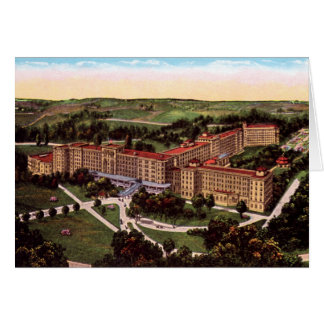 French Lick Indiana Birdseye of Resort Cards