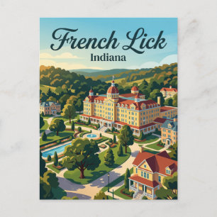 French Lick, Indiana Postcard