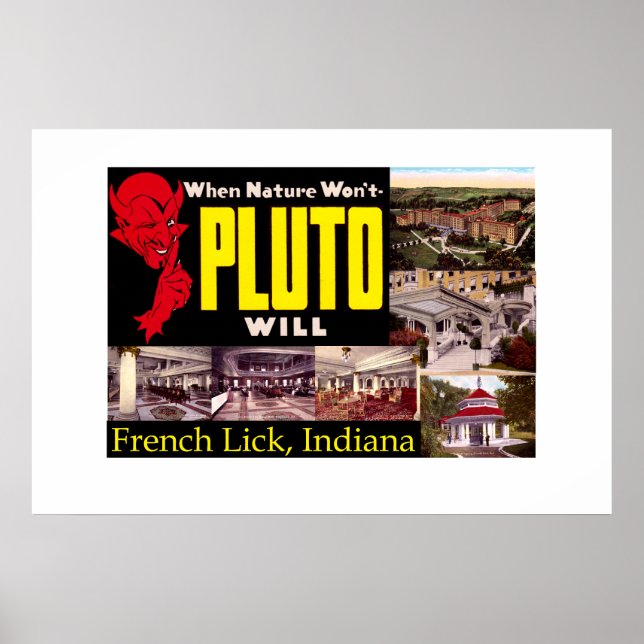 French Lick, Indiana Vintage Poster (Front)