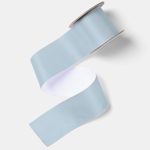 French Light Blue Floral Bridal Shower Satin Ribbon