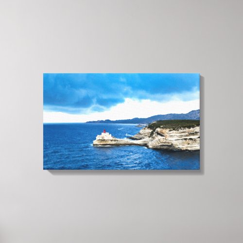 French Lighthouse Canvas Print