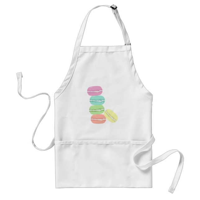 French Macaron Adult Apron (Front)