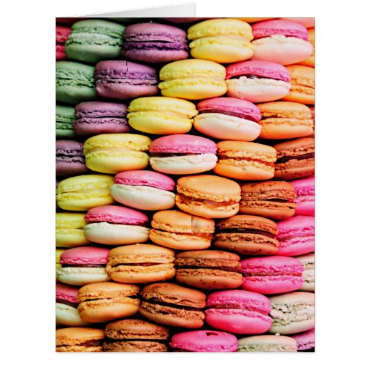 French macaron cards (Front)