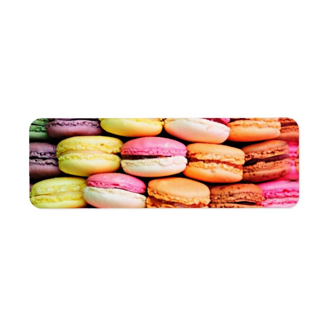 French macaron label (Front)