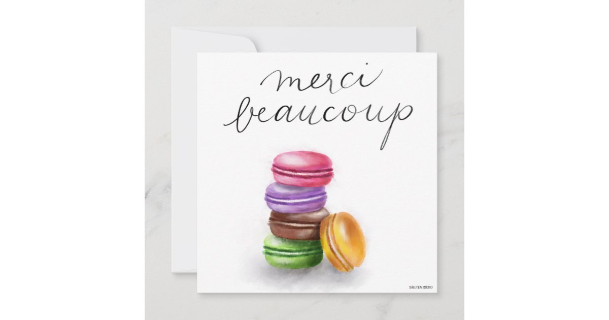 Merci Beaucoup Greeting Card