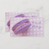 French Macaron Pastry Business Card (Front/Back)