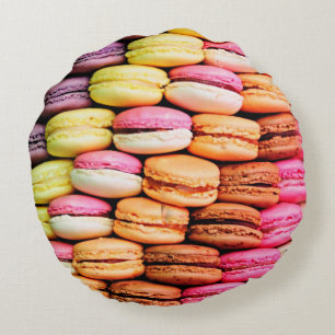 French macaron round pillow