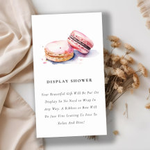 French Macarons Bakery Display Shower Baby Shower