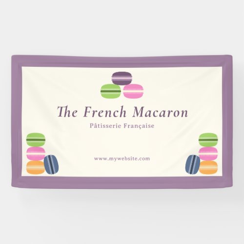 French Macarons Banner 