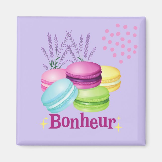  French Macarons Magnet (Front)