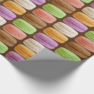 French Macarons - muti-colored pastels Wrapping Paper