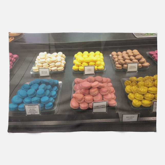French Macarons | Paris, France Towel (Horizontal)