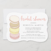 French Macarons | Pastel Bridal Shower Invitation (Front)