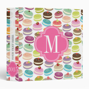 French Macarons Personalized Binder