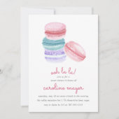 French Macarons Sweet Sixteen Party Invitation (Front)