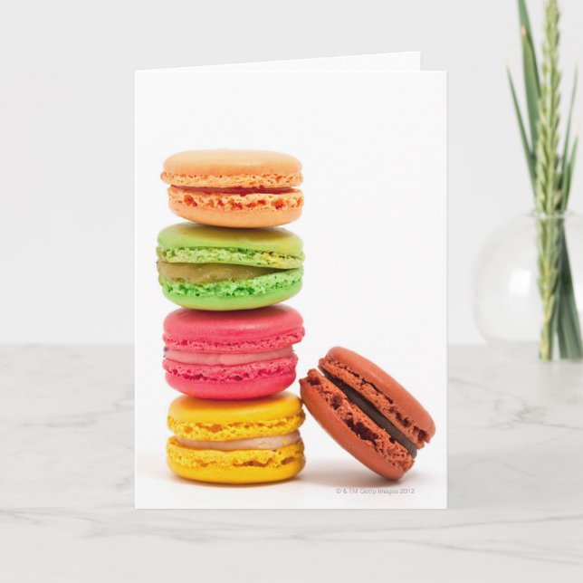 French macaroons card (Front)