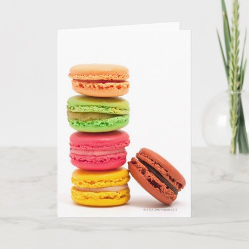 French macaroons card