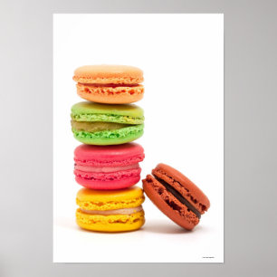 French macaroons poster