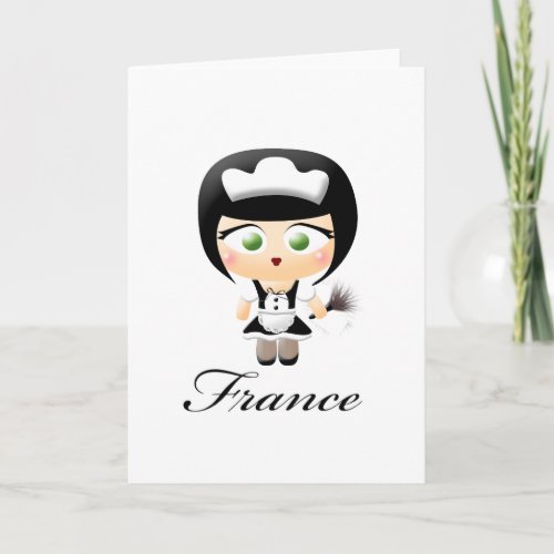 French Maid Card