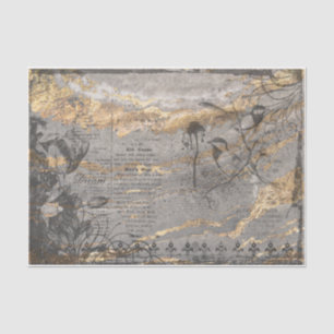 French Marble decoupage Tissue Paper