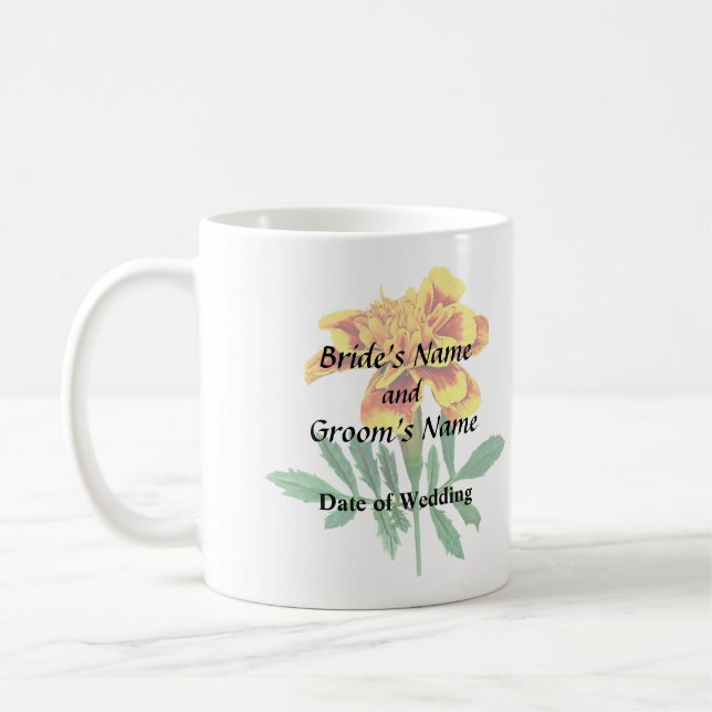 French Marigold Coffee Mug (Left)