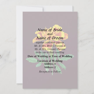 French Marigold Invitation