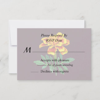 French Marigold RSVP Card