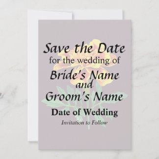 French Marigold Save The Date
