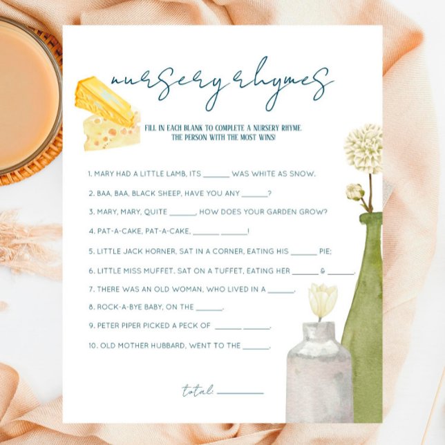 French Market - Baby Shower Nursery Rhymes Game (Creator Uploaded)