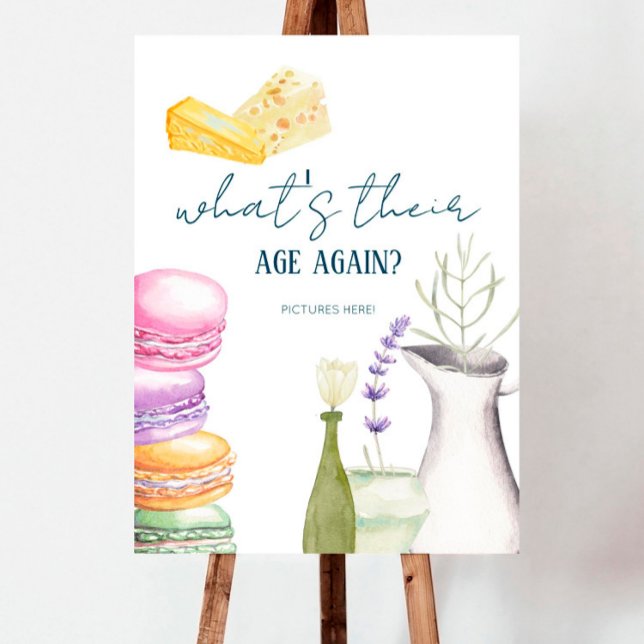 French Market - Baby What's Their Age Again Sign (Creator Uploaded)