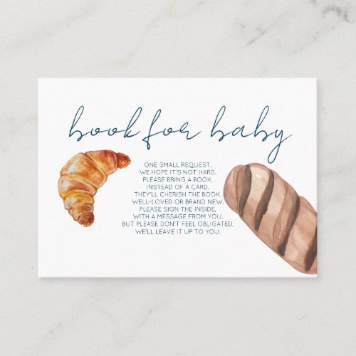 French Market _ Baguette _ Book For Baby Insert