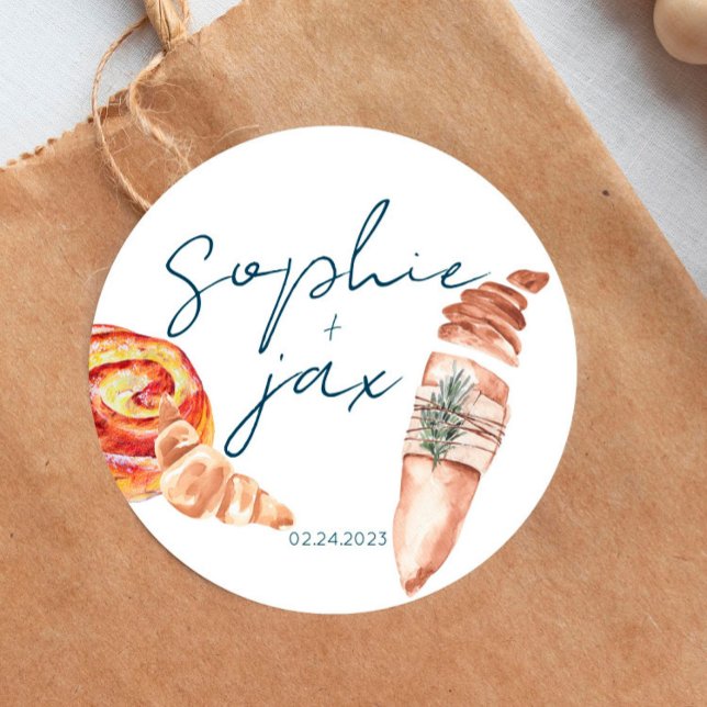French Market - Baguette - Shower Favor Sticker (Creator Uploaded)