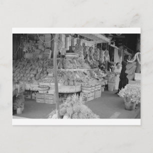 French Market Fruit Stand June 1936.jpg Postcard