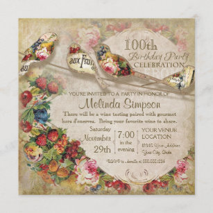 French Wine Invitations Zazzle