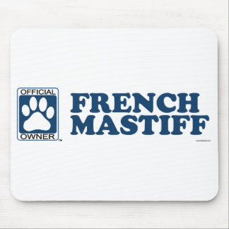 French Mastiff Blue Mouse Pad