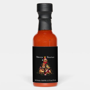 French Mastiff Dogue de Bordeaux Christmas Tree Xm Hot Sauces