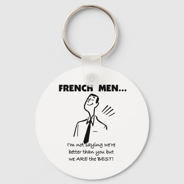 French Men Are Best Keychain (Front)
