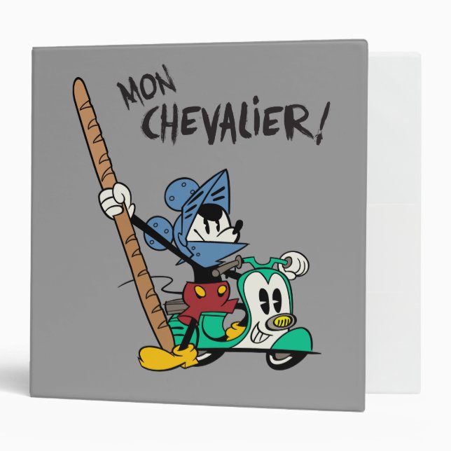 French Mickey | Bagette Knight Binder (Front/Inside)