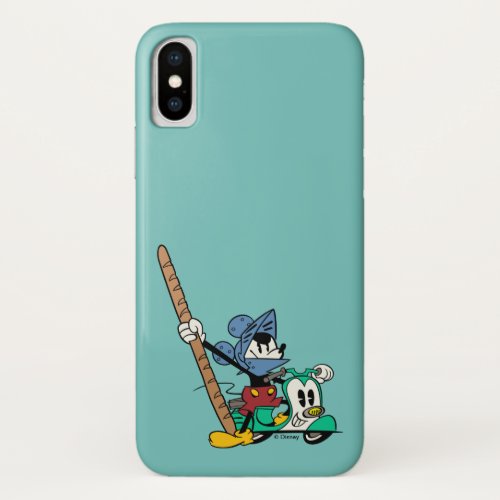 French Mickey  Bagette Knight iPhone X Case