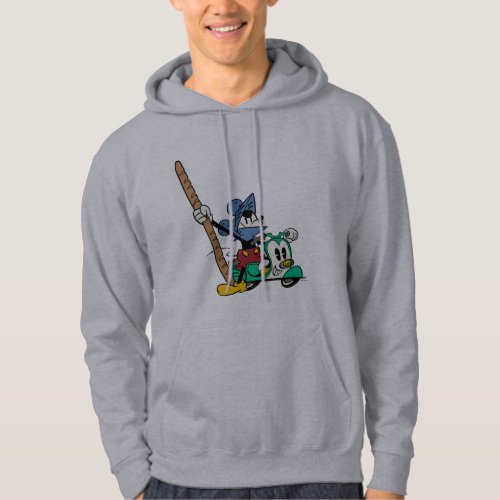 French Mickey  Bagette Knight Hoodie