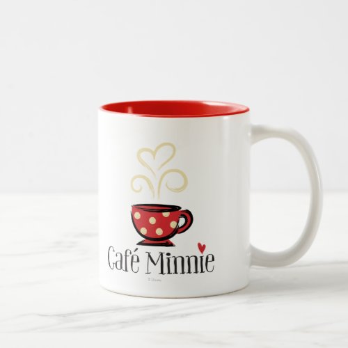 French Mickey  Caf Minnie Two_Tone Coffee Mug