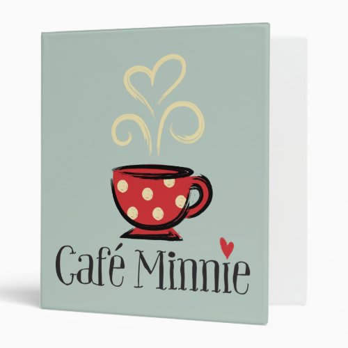 French Mickey  Caf Minnie Binder