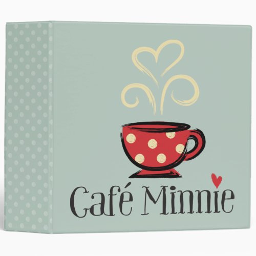 French Mickey  Caf Minnie Binder