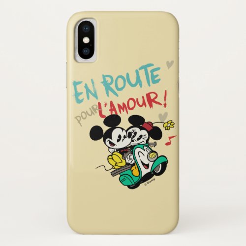 French Mickey  En Route pour LAmour iPhone X Case