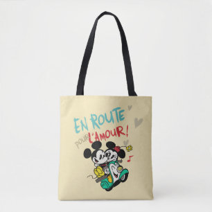 French Mickey   En Route pour L'Amour Tote Bag