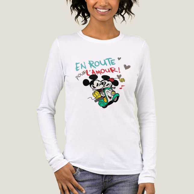 French Mickey | En Route pour L'Amour Tri-Blend Shirt (Front)