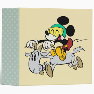 French Mickey Happy on Vespa Binder