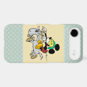 French Mickey | Happy on Vespa Case-Mate iPhone Case (Back (Horizontal))