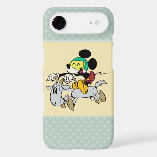 French Mickey | Happy on Vespa Case-Mate iPhone Case (Back)